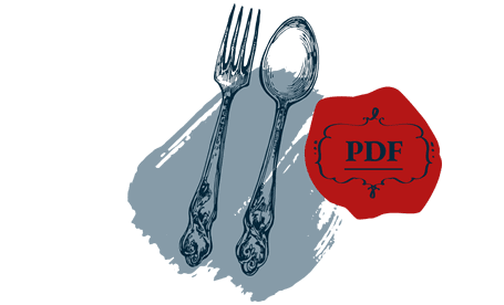 Menükarte Weitmoser Schlossalm